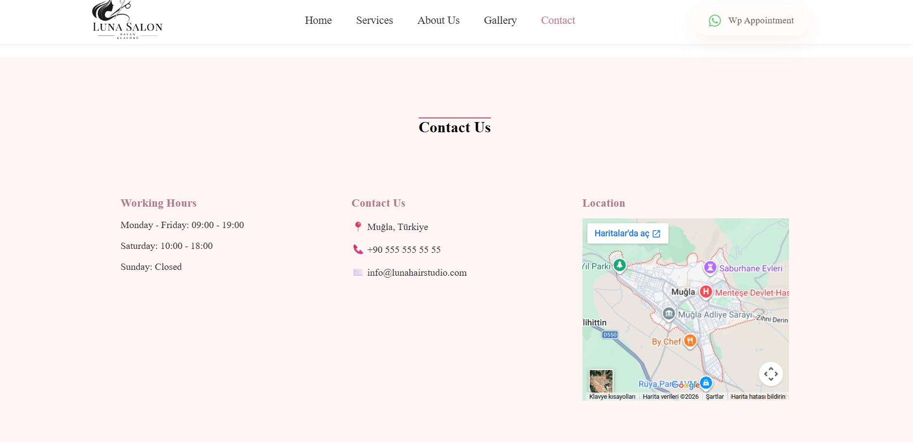 Contact Page
